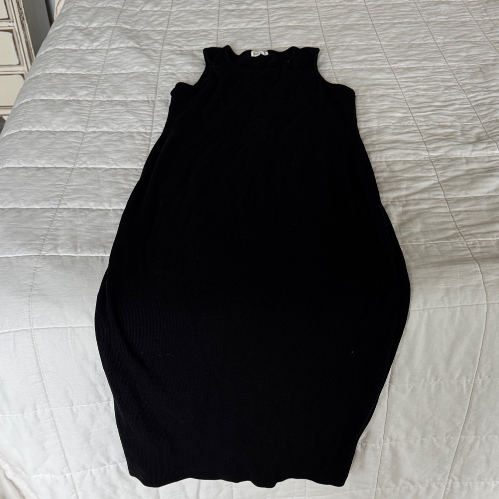 Marine Layer Elegant Black Maxi Dress